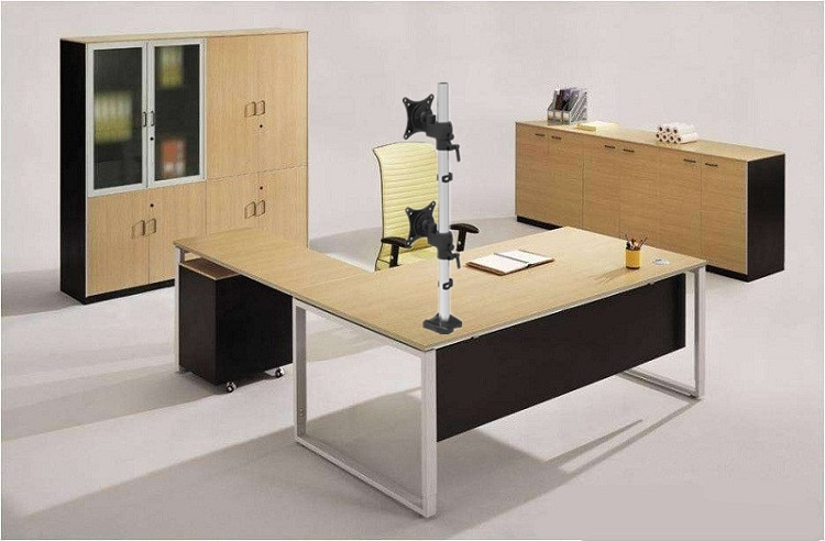 Upper and lower dual-screen computer splicing support D11G-2 multi-display desktop support for monitoring securities games