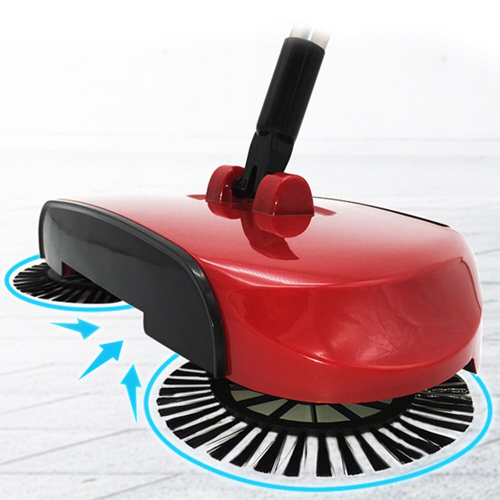 Stainless Steel Telescopic Adjustable Hand Push 360 Rotary Dust Magic Household Manual Cleaning Tools Floor Sweeper Machine