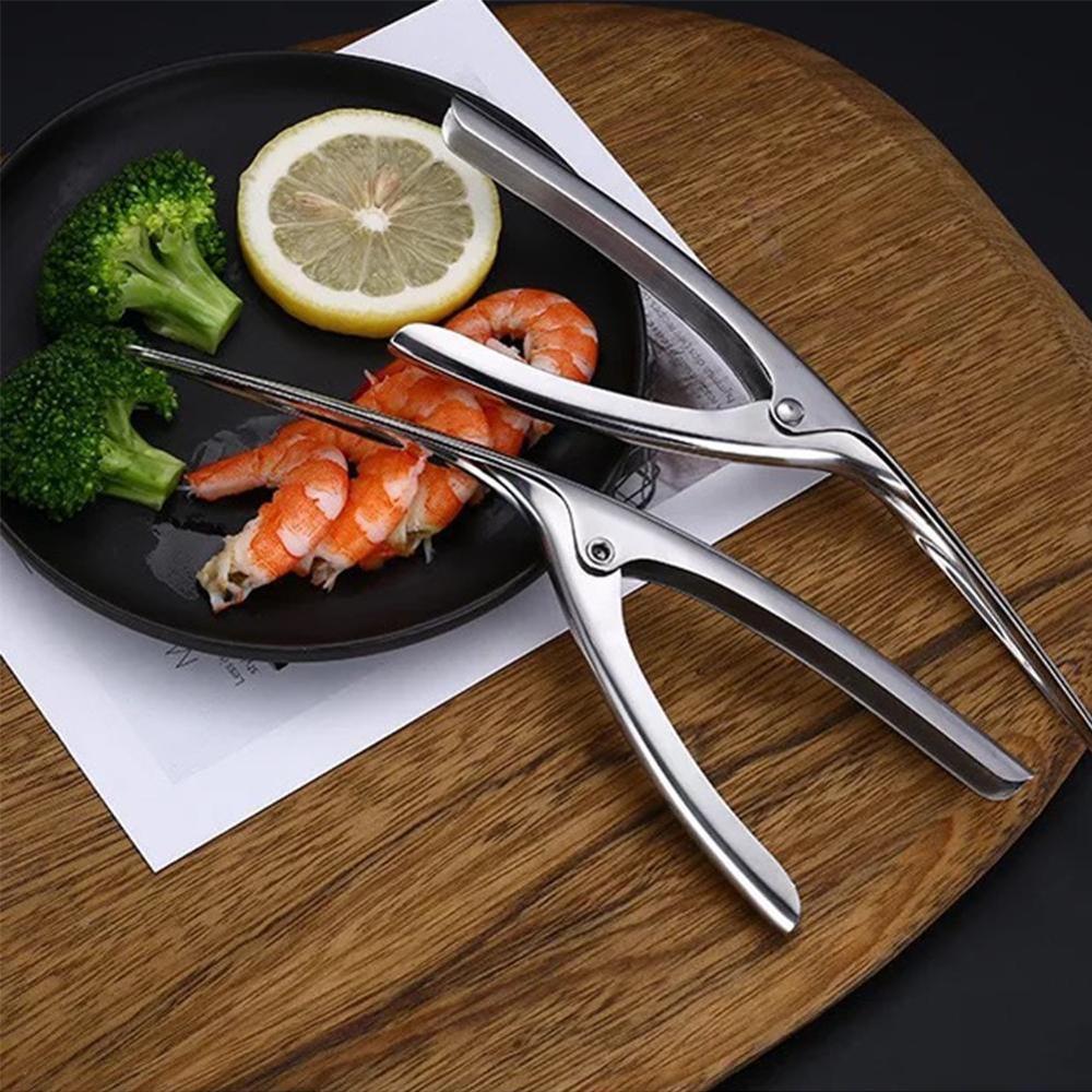 Pince à éplucher les crevettes intelligente en acier inoxydable haut de gamme pour Restaurant