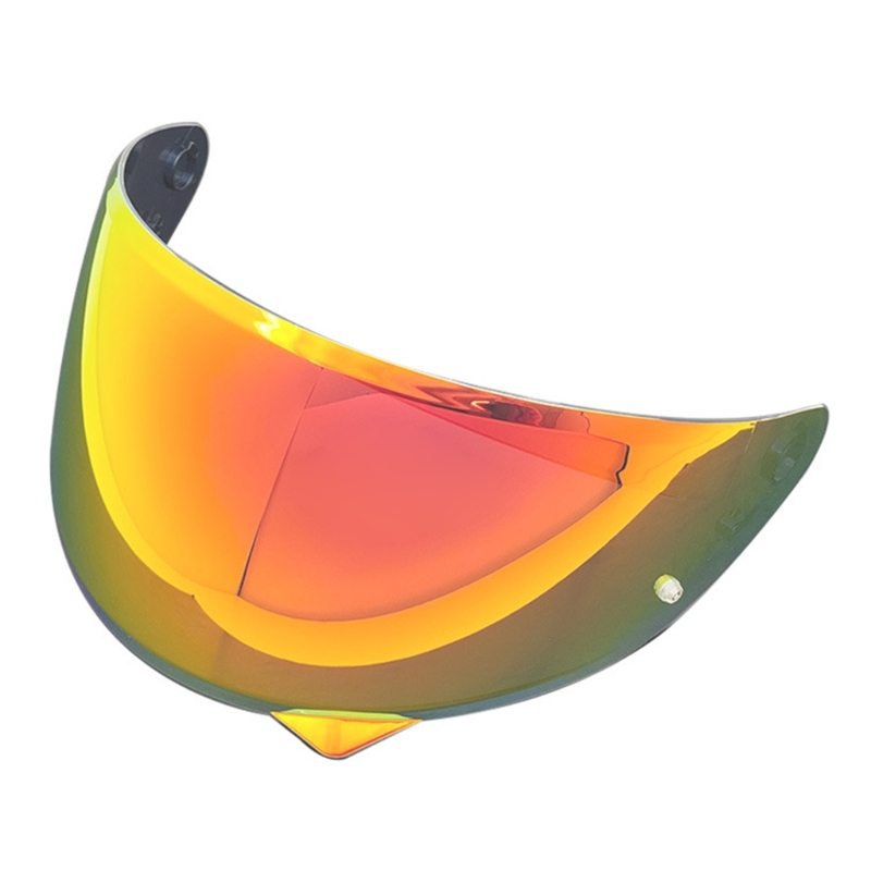Visores cascos con visión angular, fácil instalación, lentes para cascos motocicleta, equipo para montar en simples: Oro