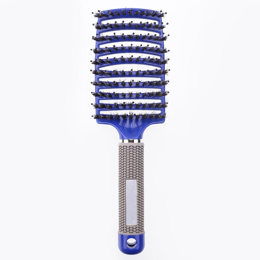 Meisjes Haar Hoofdhuid Massage Kam Haarborstel Varkenshaar Nylon Vrouwen Nat Krullend Ontwarren Haar Borstel Voor Salon Kappers Styling Tools: 03