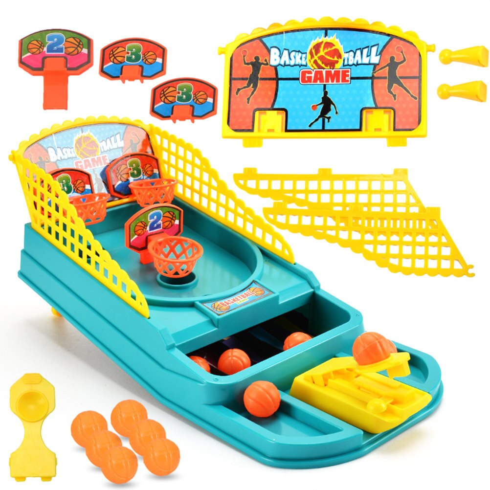 Mini Schreibtisch-Basketball-Spiel Tabletop Schießen Spielzeug Interaktive Familie Party Spiele Pädagogisches Spielzeug Für freundlicher Und Erwachsene: Ursprünglich Titel
