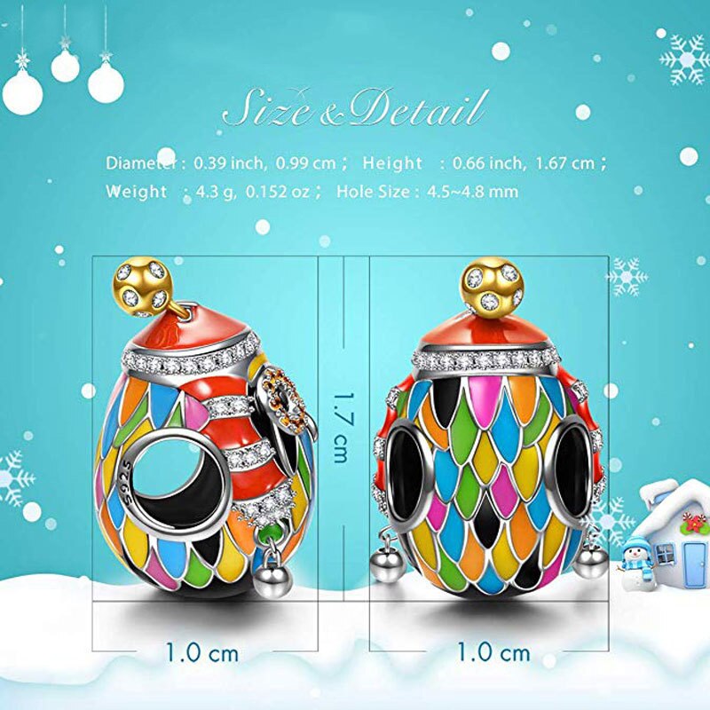 925 Sterling Silver Accessories Enamel Beads Fit Charms Silver 925 Original Bracelet Beads Necklace For Jewelry Making