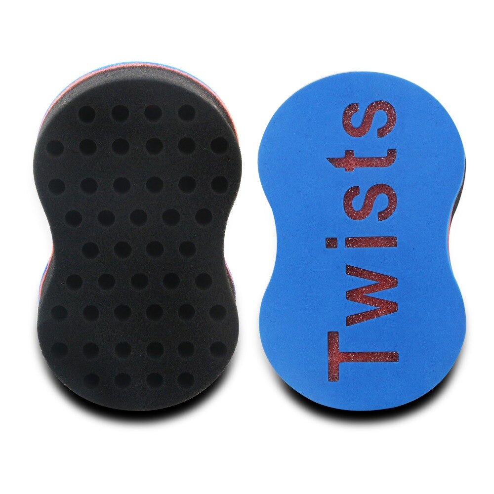 10pcs Magic Hair Twist Sponge Afro Coil Wave Hair Curl Sponge Brush Barber Tool Dread Afro Locs Sponge Brushes Hair Salon Supply