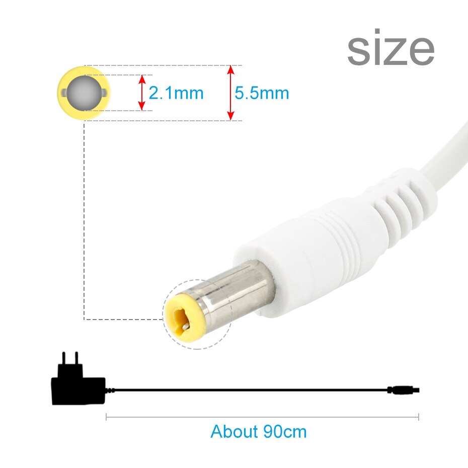 Dc 12V Adapter Verlichting Transformers Met Eu/Us Plug 2A Stabiele Voeding Voor Led Strip Verlichting