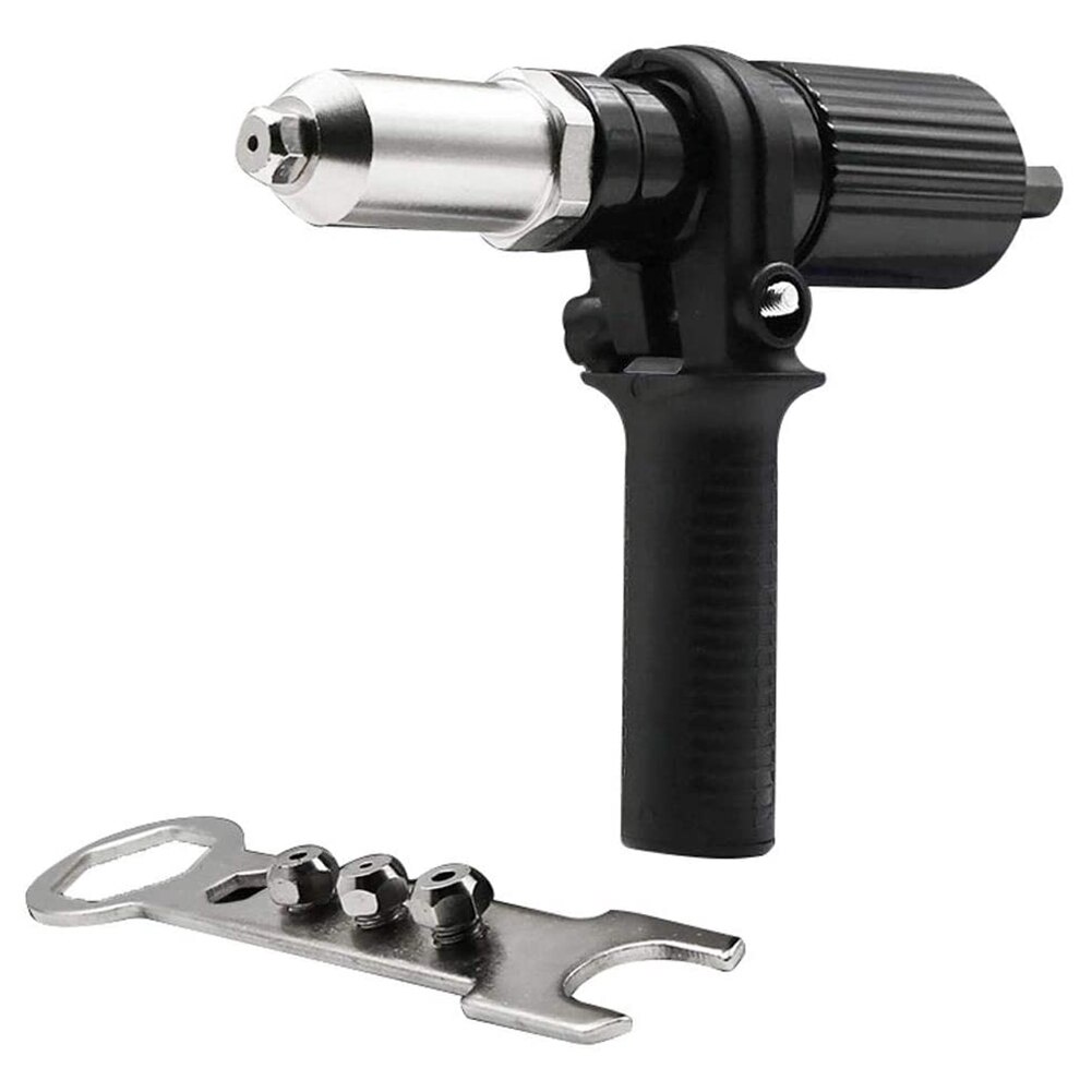 Electric Rivet Gun 2.4mm-4.8mm Rivet Nut Gun Drill Adapter Cordless Riveting Tool InsertInsert Nut Pull Rivet Tool Accessories