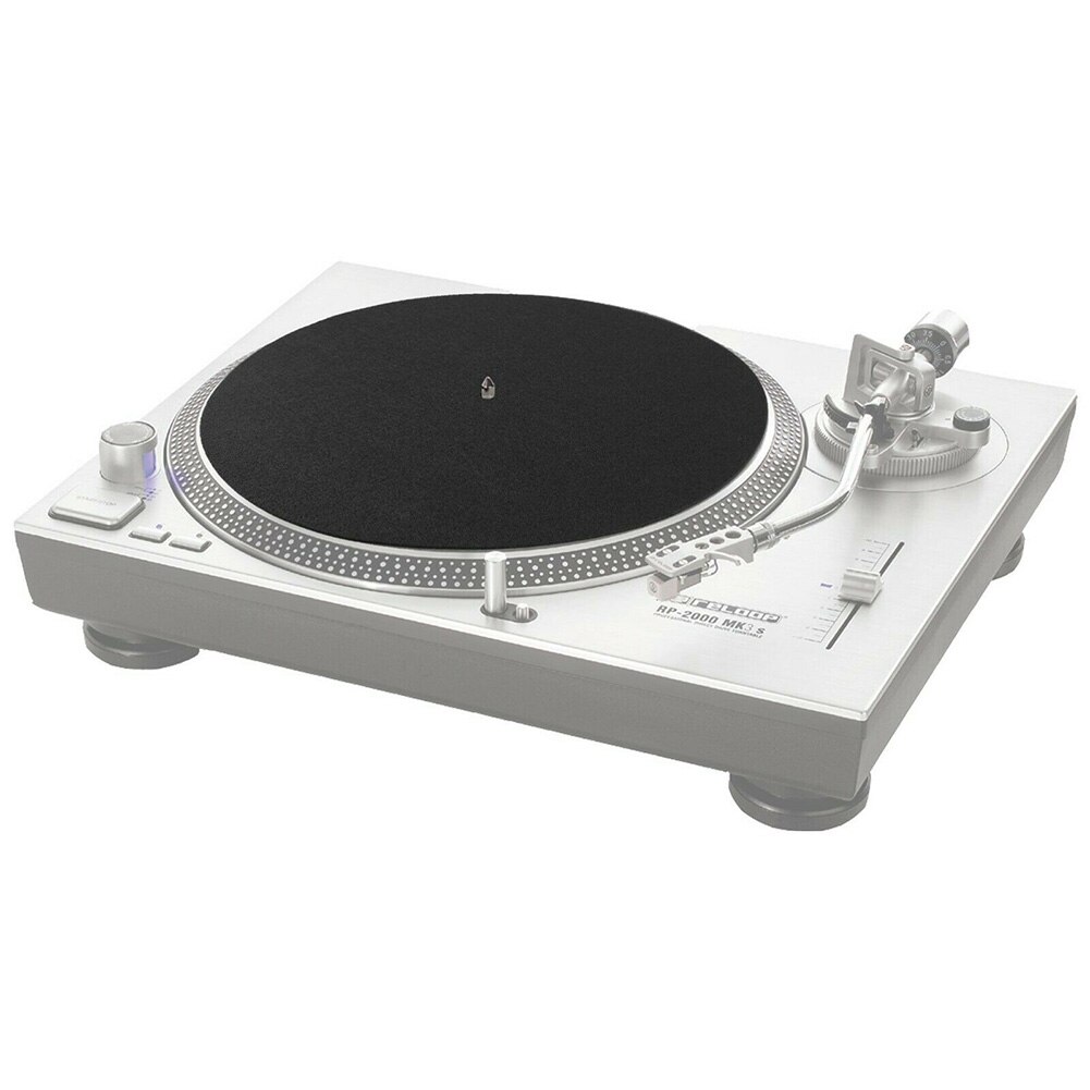 Thuis Platenspeler Mat Draaitafel Onderdelen Praktische Easy Apply Kunstmatige Wol Stabiele Vervanging Dj Pad Opvouwbare Beschermende