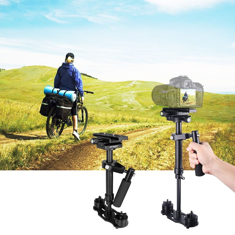 Estabilizador de mango S60 para fotografía y vídeo, estabilizador de mano de aleación de aluminio, Steadycam DSLR para videocámara Steadycam DSLR