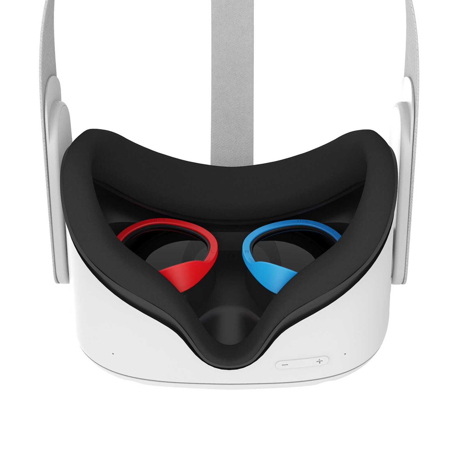 Vr lente anti-risco anel para oculus quest 2 óculos de proteção contra arranhões moldura len compatível para oculus quest 1/2 rift s