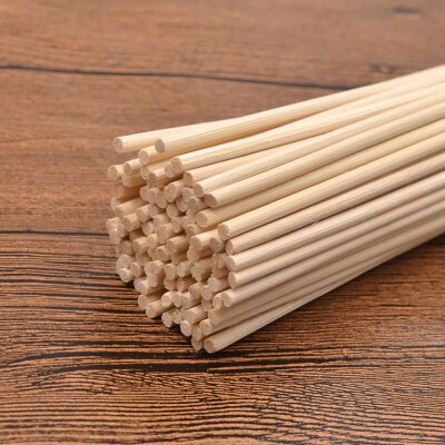 Difusor Carrizo de ratán de 3mm, palo de repuesto hecho a mano, palitos de ratán aromáticos, decoración del hogar, 100 Uds.: Default Title