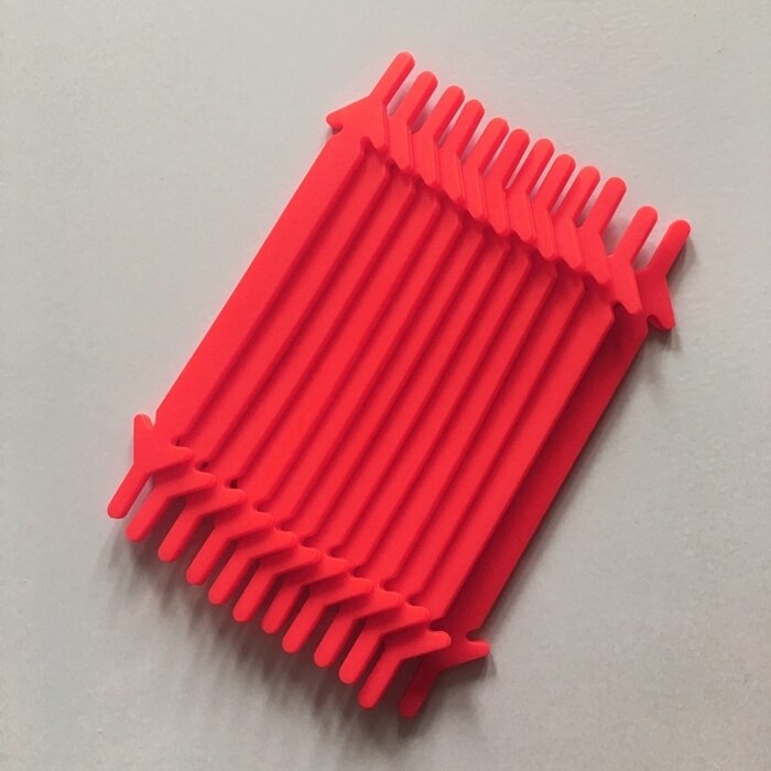 Lacets plats et élastiques en Silicone pour baskets, 12 pièces/lot, système de laçage rapide, 11 couleurs, F084: red