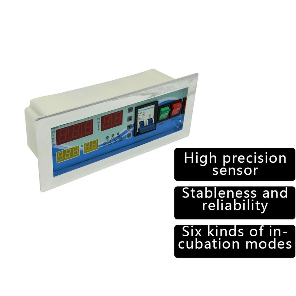 Controlador automático de incubadora de huevos Xm-18D termostato temperatura humedad incubadora sonda del Sensor Sistema de Control de incubadora