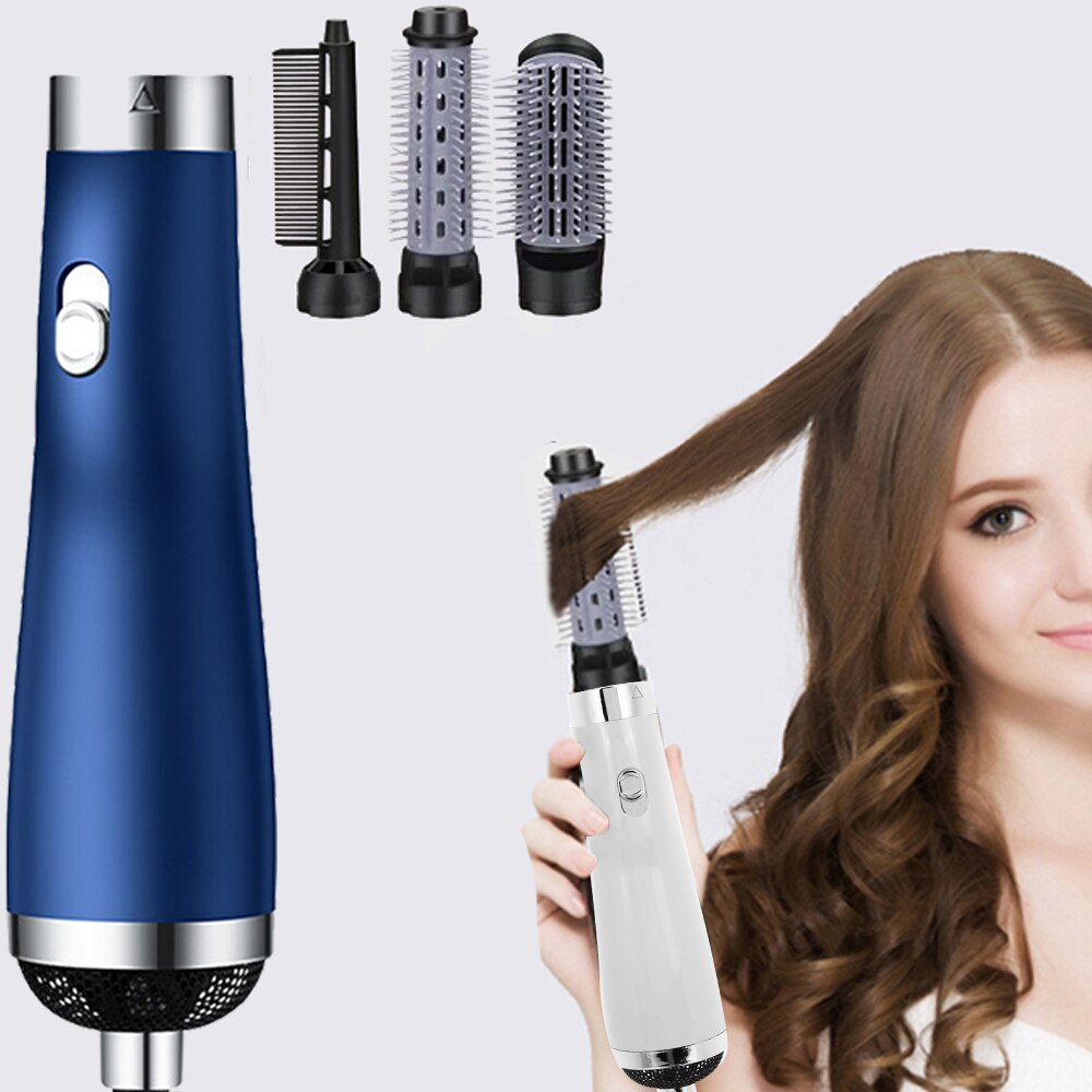 3 In1 Elektrische Föhn Föhn Kam Rotating Air Borstel Haar Straightner Styling Tool Hair Curler Hair Styler kam