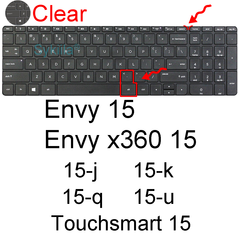 Toetsenbord Cover voor HP ENVY 15 16 15-ep 16-h 15 t x360 15-ew 15-ey 15-fe 15-fh 15-cn 15-dr 15-ed 15-ee 15-es Protector Skin Case: YELLOW