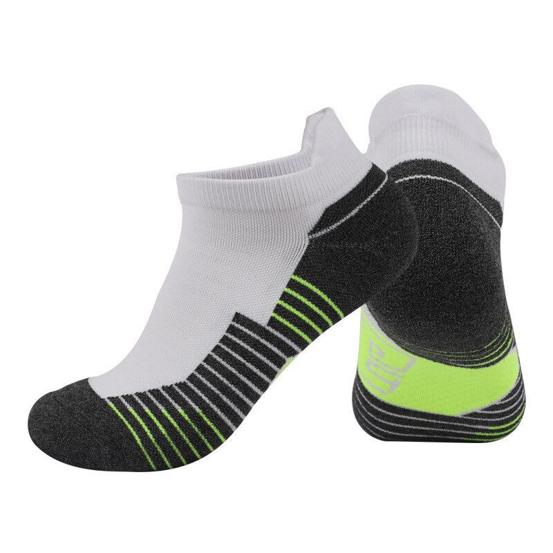 2021Männer Frauen Radfahren Socken Atmungsaktive draussen Sport Basketball Marathon- Laufen FußBall Sommer Socken Wandern Klettern socken: kurz Weiß