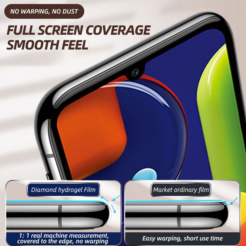 Hydrogel Film for Samsung Galaxy a32 5g 4g a12 a02s a02 a52 a72 a22 m62 M52 a51 Screen Protector Samsun a 12 02 32 Protect Film