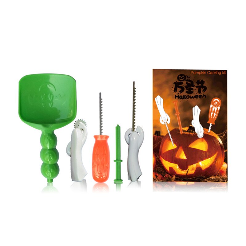 Outils professionnels de sculpture citrouille, noël Halloween décoration légère citrouille couteau de cuisine, bricolage, ensemble d'outils de sculpture: B