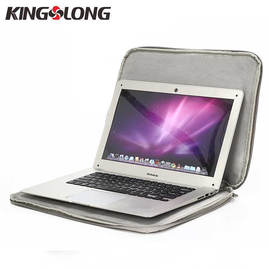Kingslong 13 15 17 kannettavan tietokoneen suojus vedenpitävä käsilaukku macbookille dell acer hp kannettavan tietokoneen laukku suojaava yritystietokone valkoinen kotelo