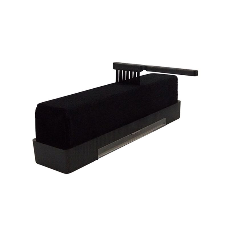 1 set fluwelen antistatische reiniger voor stylusborstels met reinigingsmiddel voor platenspelers, lp's en vinylplaten