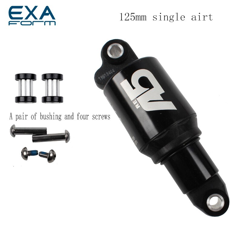 Ks A5-RR1 Dual Solo Air Rear Shock Ks A5 Re Dubbele Enkele Luchtkamer Druk Berg Achter Schokdemper 125mm 150Mm 165Mm: 125mm  single air