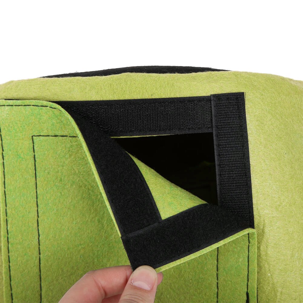 Vilt Plant Groeien Zakken Geweven Stof Tuin Aardappel Pot Greenhouse Groenteteelt Zakken Hydraterende Verticale Gereedschap Tuin Gereedschap