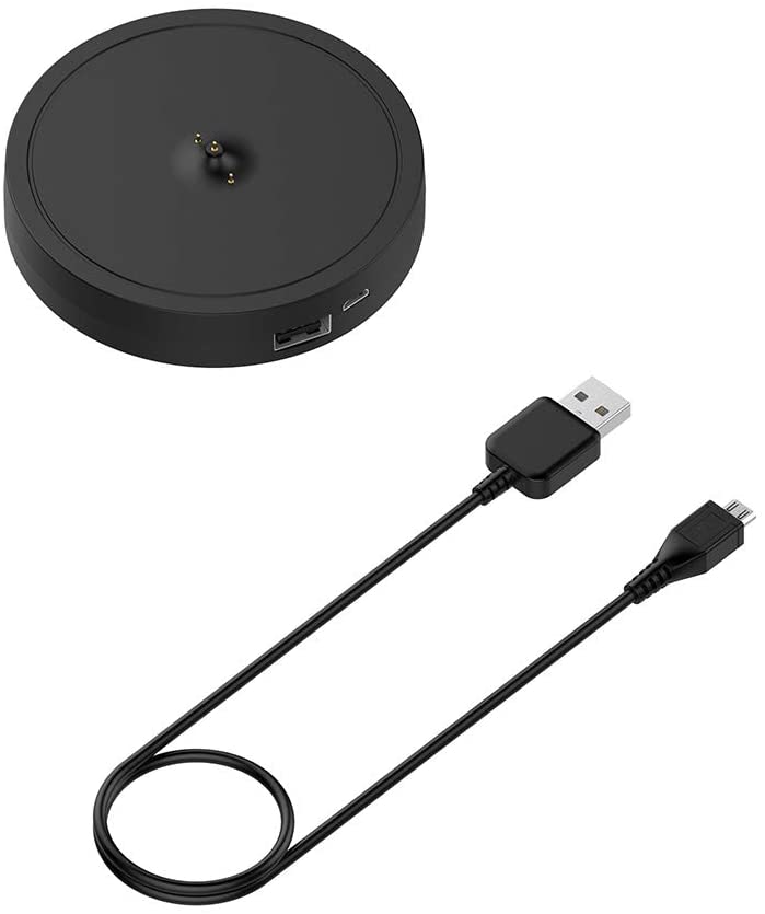 Ladestasjon med kabel for logitech ultimate ears boom 3 /  megaboom 3 /  megablast / blast: Svart