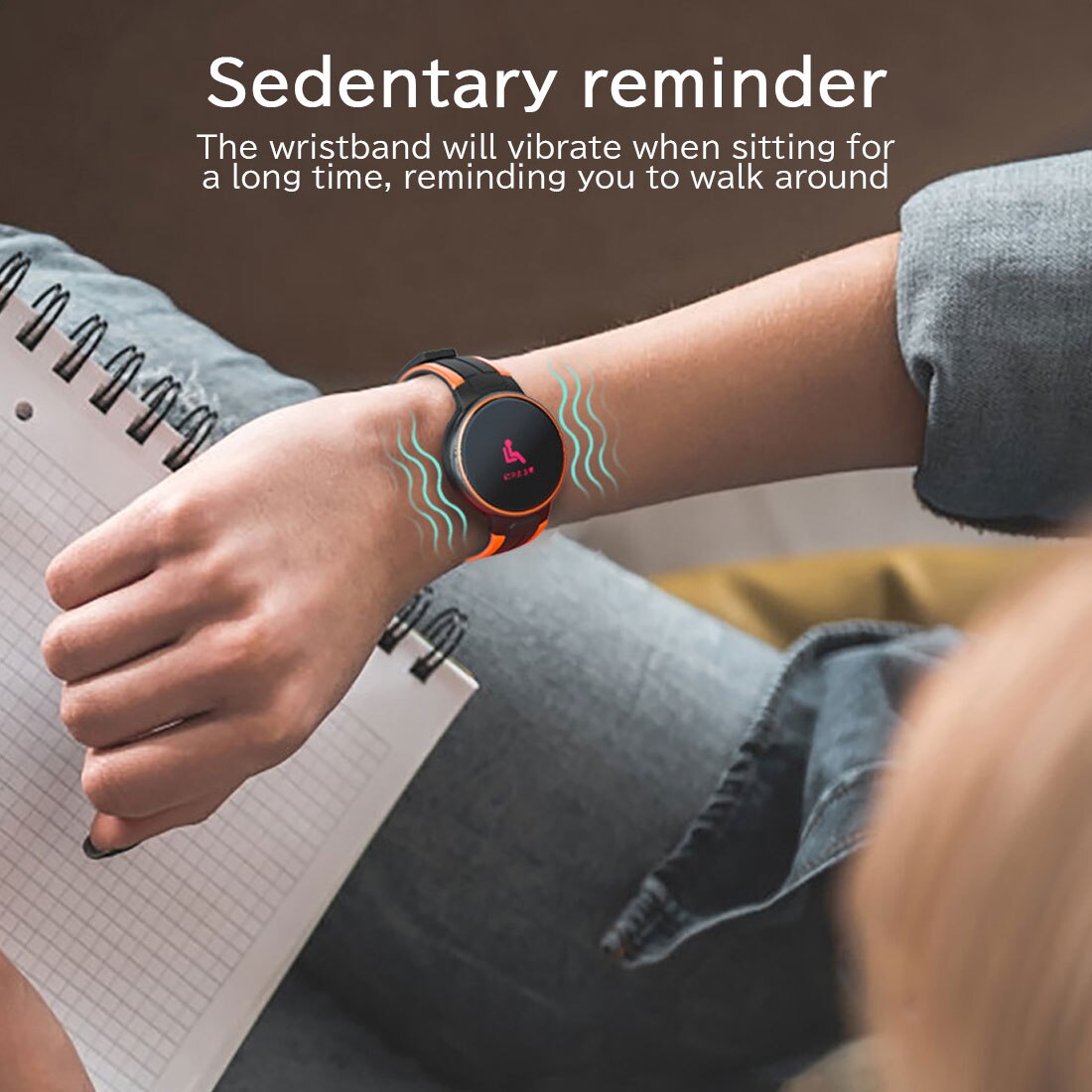 Smart Watch Round smart watches for Android phones and iOS phones compatible with iPhone Samsung IP67 Swimming WaterproofFitnes