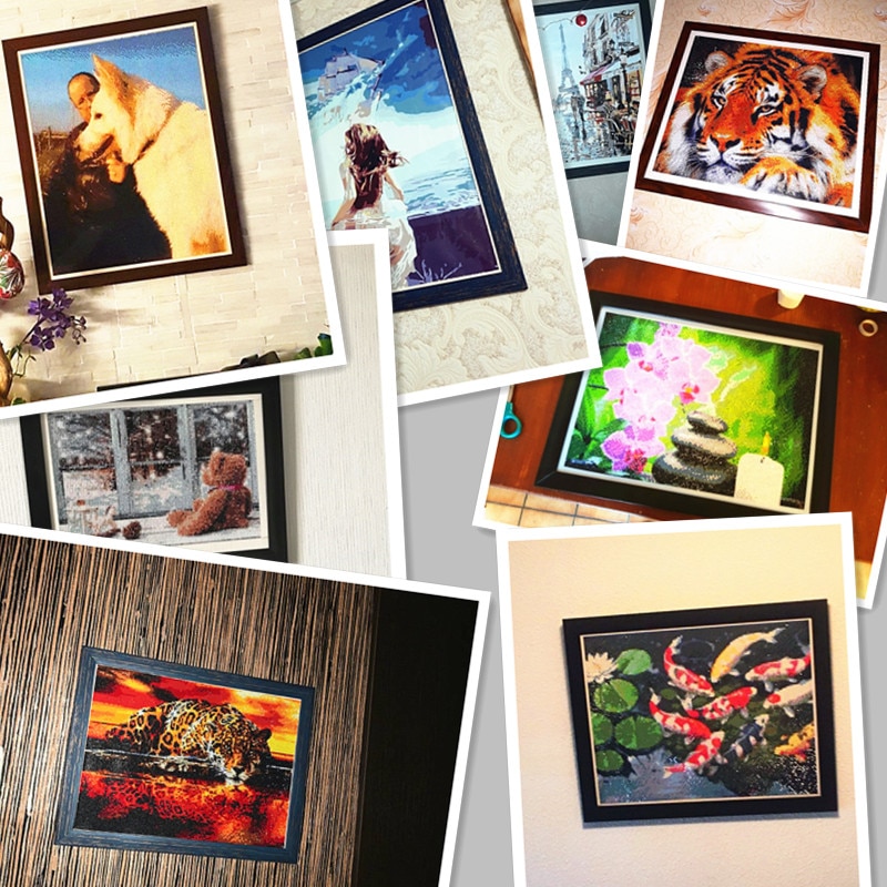 Diy pvc-schuim imitatiehouten frame voor canvas olieverfschilderij diy diamant schilderijlijst diy frame fotokamer wanddecoratielijst