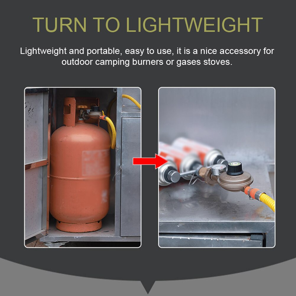 CAMPINGMOON Camping Stove Adapter Liquefied Gases Adapter GasTank Converter Adapter for Outdoor Cooking Camping Picnic BBQ