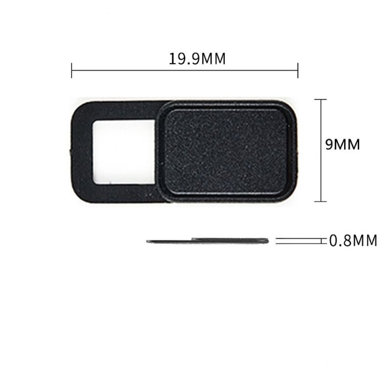 3PCS Front Camera Shield Stickers Plastic Anti-Hacker Peeping Protection Privacy Block Cover for Notebook PC Tablet Mobile Phone