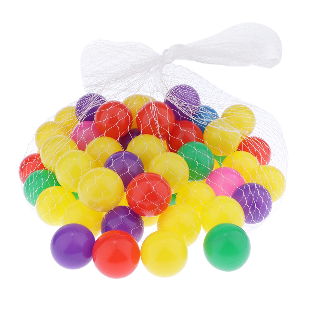 Pack von 300 Ozean Bälle Schwimmen Pit Bälle für Ball Pit Spielen Zelt Spielhaus Schwimmen Pool Wasser Pool (Muticolors, 4 cm)