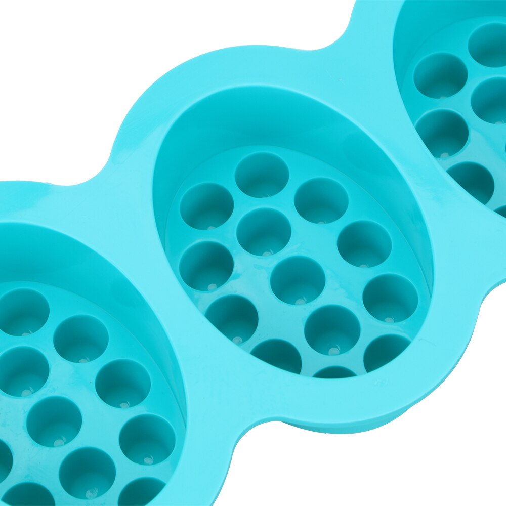 4 Cavity 3D Handmade Silicone Soap Mold Massage Soap Making Tools Resin Crafts Oval Soap Moulds