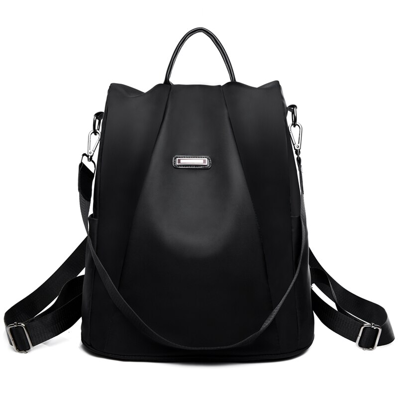 Frauen Rucksäcke Südkorea Tasche Weibliche schulter tasche daypack Schule Teenager Mädchen Rucksack: Black / 33x15x37cm