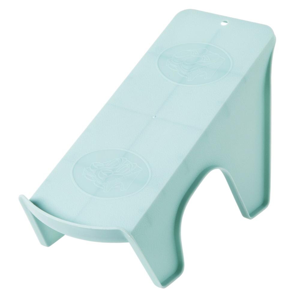 OTHERHOUSE Schoenenrek Stand Plank Houder Schoen Organisator Schoenen Opslag Rekken Kast Organisatoren Slot Dubbele Laag Schoenendoos: Single Blue