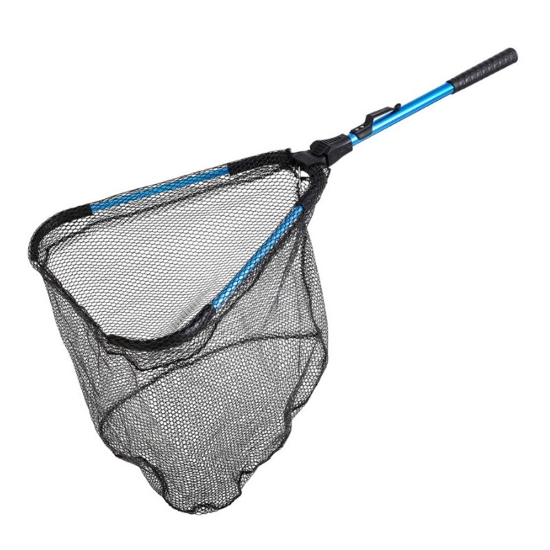 Coated Telescopic Fishing , Pond Cleaning Dipping, Great Fishing for Men Kids,Collapsible Extensible Foldable