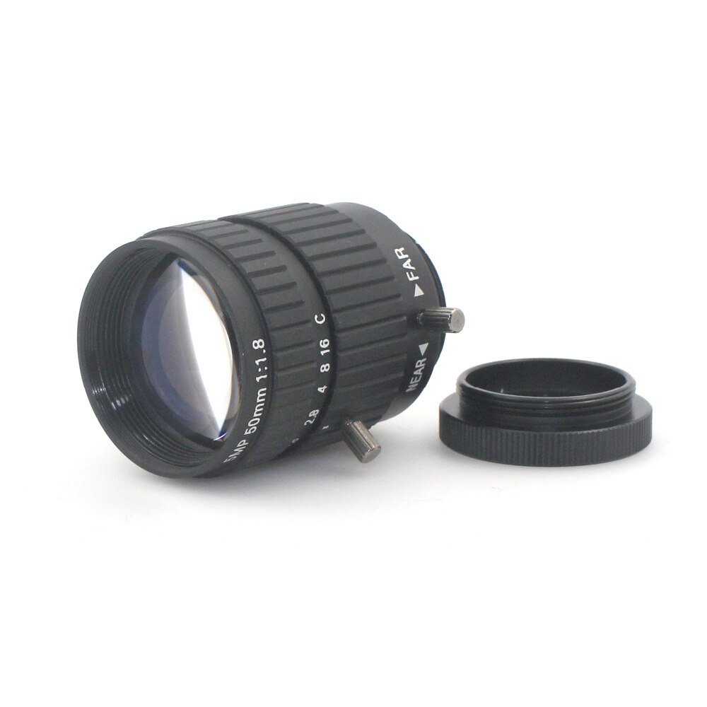 5MP 50mm 1:1.8 Fixed Focus CS / C Mount for CCTV Camera Lens / for cctv Industrial Microscope Camera