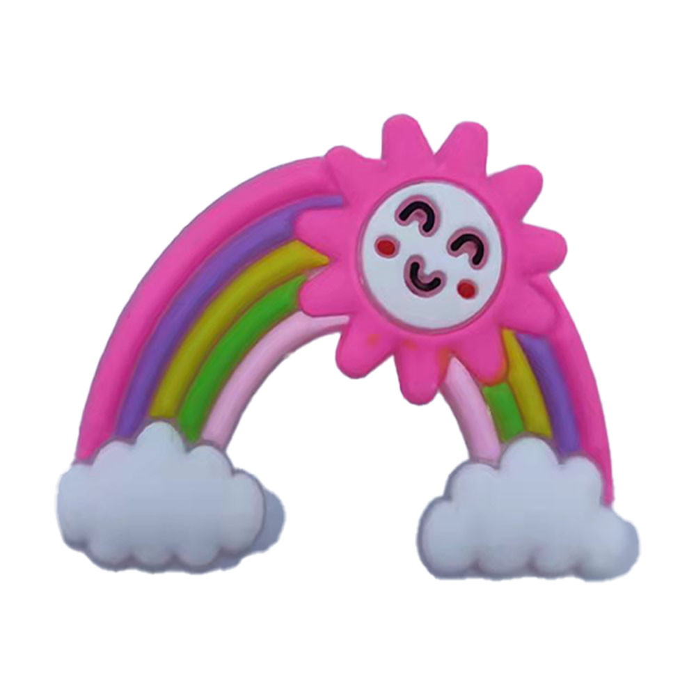 1Pcs Pvc Leuke Cartoon Koelkast Magneten Rainbow Cloud Hart Zon Ster Kroon Koelkast Magnetische Sticker Kinderen Photo Muur