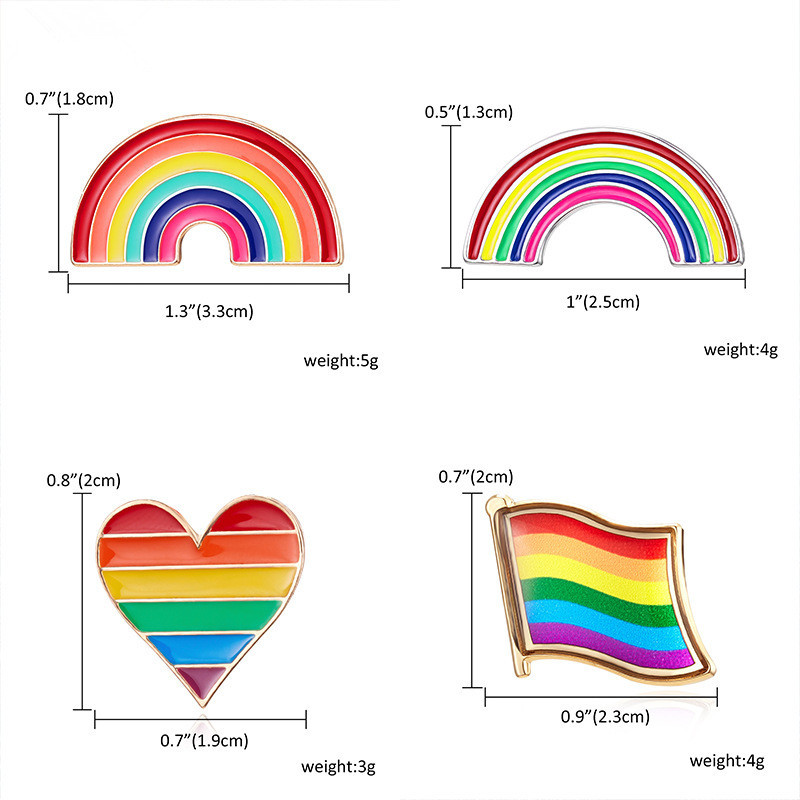 Liefde Is Liefde Lgbt Rainbow Gay Pins Multicolor Sieraden Rose Bloem Hart Broches Badge Lesbische Gay Paar Pride Emaille Revers pin