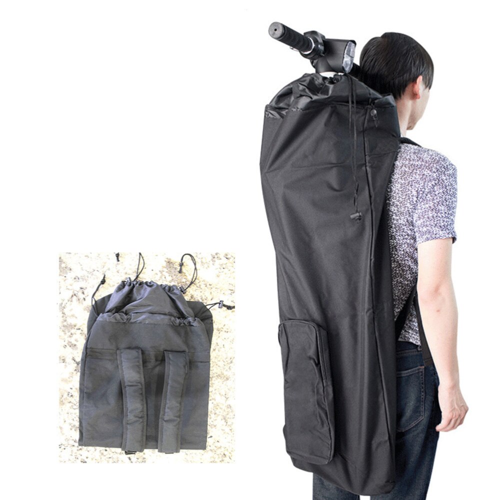 1Pc Waterdichte Scooter Zak Draagbare Opslag Pouch Outdoor Scooter Schoudertas Voor Mannen (Zwart)