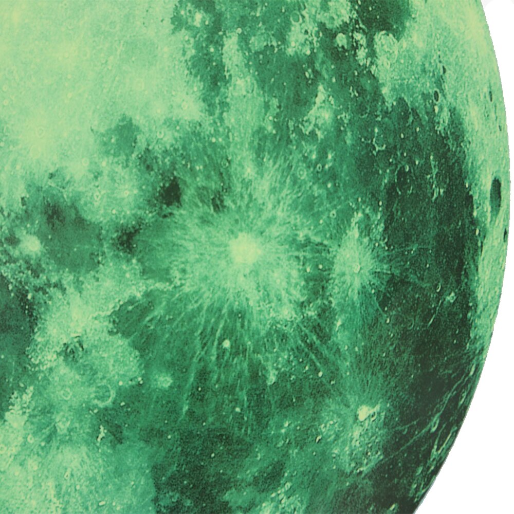 Moon Fluorescent Sticker 8/12/20/30cm Diy 3D Moon Earth Wall Sticker Kids Room Decoration Home Decor