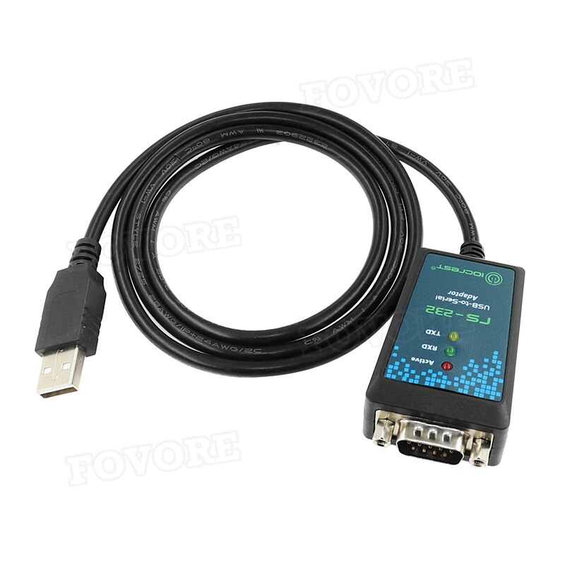 USB to RS232 COM Port Serial DB9 Pin Cable Adapter FTDI232 Chipset for Windows 7 8.1 XP Vista Mac OS USB RS232 COM