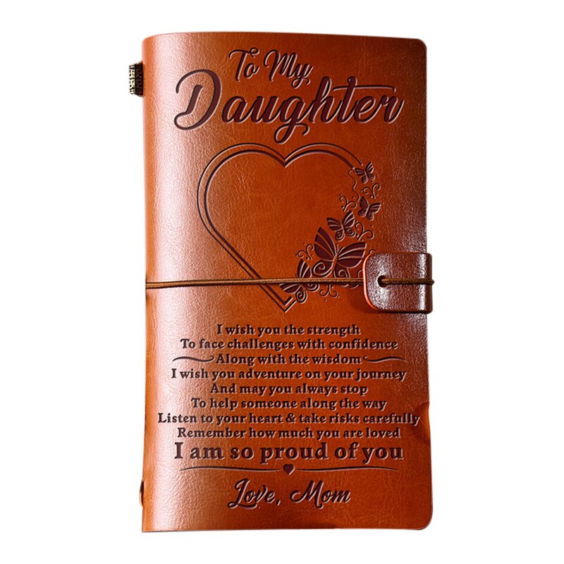 Retro PU Leather Notebook Diary Notepad Note Book Stationery Traveler Journals JS22: for mom