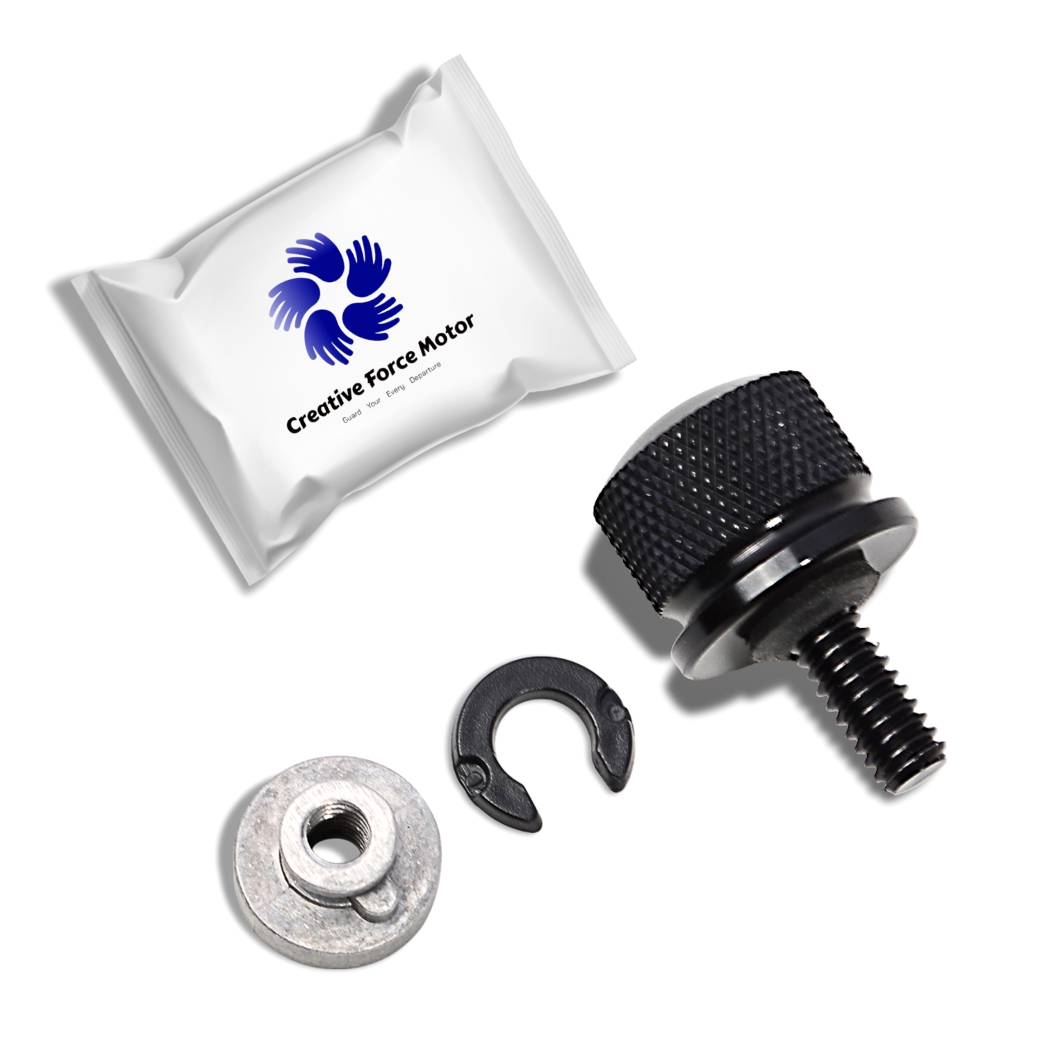 Quick Release Rear Fender Seat Bolt Nut Kit Motorcycle Mount Screw For Harley Sportster XL Softail FL Dyna Street Bob Road Glide: Gold