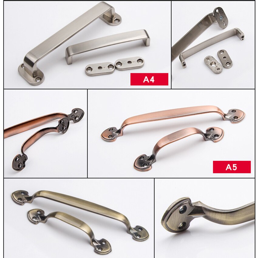 Drawer Door Handle Cupboard Pulls Kitchen Cabinet Wardrobe Handle Furniture Parts Hardware Accessories
