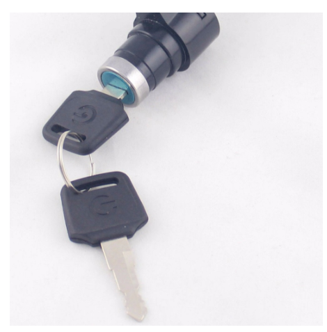 mobility scooter key switch with keys and cables K002