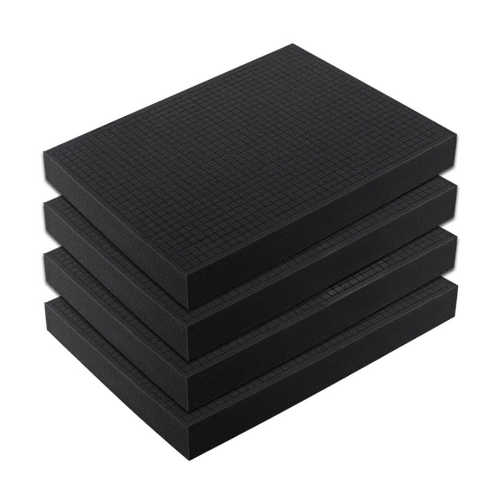 Pick Apart Foam For Toolbox Shock-Absorbing Sponge Sheet Pre Cutting Foam Insert For Hard Flight Case Tool Organizer: Under 15 Inches / black