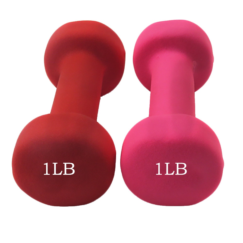 2Pcs 1/2LB Men Women Workout Fitness Exercise Hand Weight Slimming Arm Dumbbells tools for indoors outdoors office household