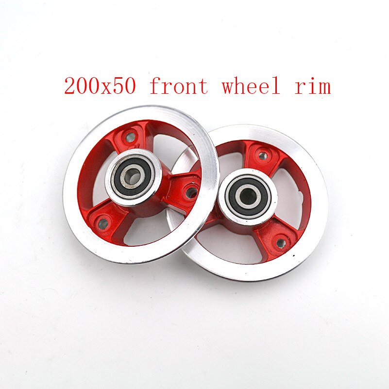 Good 200x50 rim Front or rear Wheel Rim Aluminium Wheel Hub fit Scooter with Wheel Axle Scooter Parts 200*50