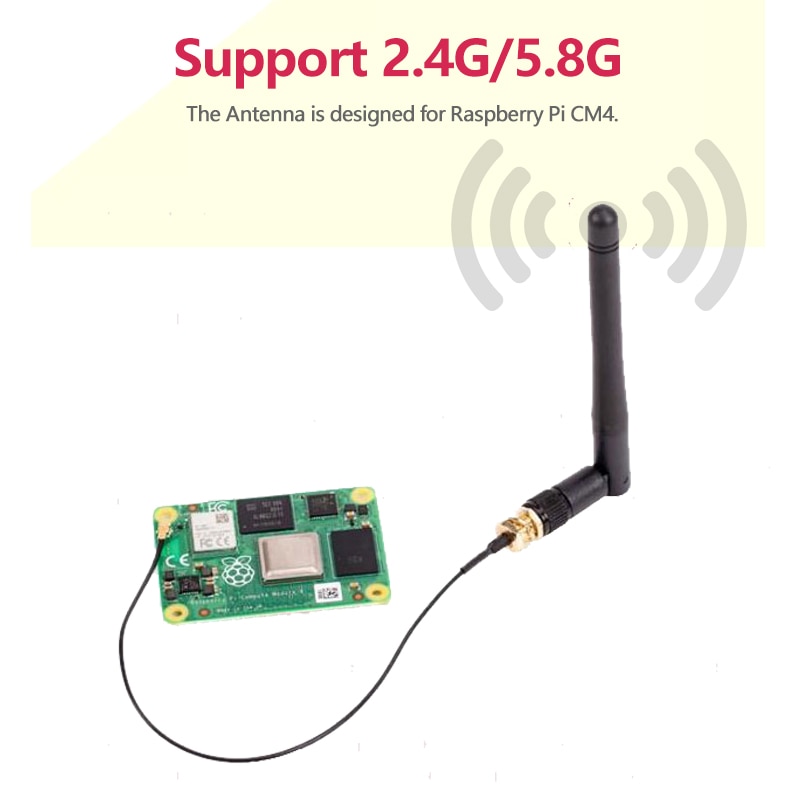 Raspberry Pi Compute Module 4 Antenna Kit, Certified for Use with CM4