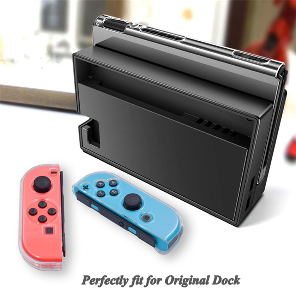Abnehmbare Kristall PC Transparent Fall Für Nintendo Nintend Schalter NS NX Cases Harte Klar Zurück Abdeckung Shell Coque Ultra Dünne tasche